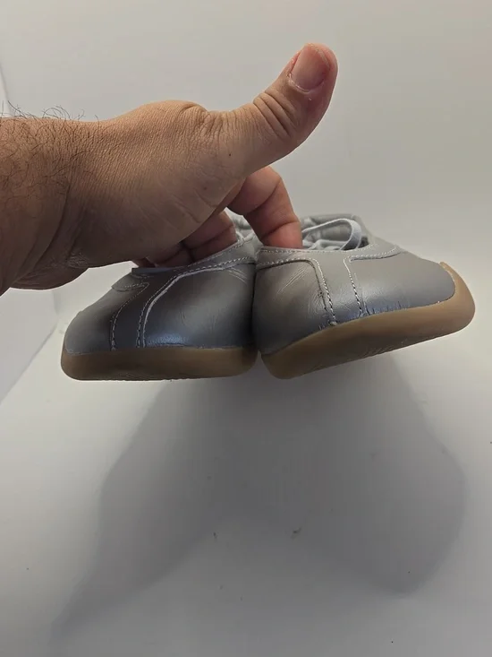 Adidas Originals Sneakers Taekwondo Mei Ballet Sz 8 Silver Slip On Streetwear - Picture 2 of 8